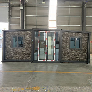 <span class=keywords><strong>Maison</strong></span> modulaire en conteneur <span class=keywords><strong>de</strong></span> 20 pieds, solution <span class=keywords><strong>de</strong></span> villa extérieure pliable et extensible, <span class=keywords><strong>plaque</strong></span> sandwich respirante - Product Image 2