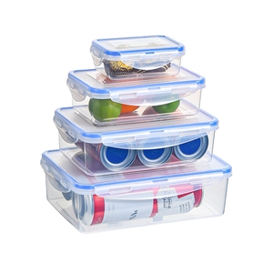China factory price containers food storages clear containers vegetable crisper airtight food storage container set