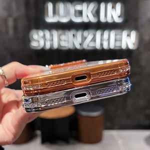 เคสโทรศัพท์แวววาวกรอบเพชรสำหรับ <span class=keywords><strong>iPhone</strong></span> 17 <span class=keywords><strong>PRO</strong></span> MAX เคสโทรศัพท์กลิตเตอร์สีไล่ระดับสีสำหรับ <span class=keywords><strong>iPhone</strong></span> <span class=keywords><strong>13</strong></span> 14 15 16 17 - Product Image 4