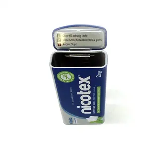 Embalagem De Alimentos Personalizada Mint Case Tin Box Gum