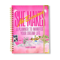 Complètement personnalisé annuel mensuel hebdomadaire objectifs planificateur crédit Tracker Finances/budget gestion de l'argent Manifestations Journal