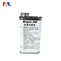 Additif Concentré Antirouille Industriel Brayco 599 pour Huile de Graissage de Moteur d'Avion, Huile de Base, 8 Oz par Bidon