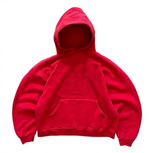 Unisex <b>Dark</b> <b>Blue</b> Cropped Hooded Sweatshirt Oversized Fit Solid Color Fleece Knitted Casual Autumn Wear Regular Sleeve Style - Product Image 2