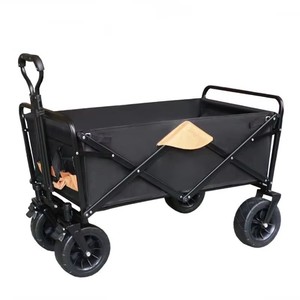 Carrinho de Golfe Portátil e Dobrável 2025 com Mesa, Carrinho de Camping, Carrinho de Praia para Compras e Armazenamento - Carrinho Dobrável para Acampamento - Product Image 3