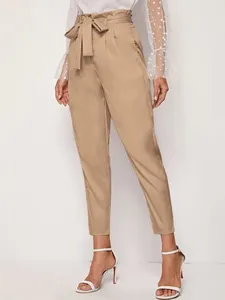 <span class=keywords><strong>Pantalon</strong></span> de costume d'été pour <span class=keywords><strong>femme</strong></span>, taille haute, <span class=keywords><strong>pantalon</strong></span> de bureau d'été pour <span class=keywords><strong>femme</strong></span>, <span class=keywords><strong>pantalon</strong></span> fuselé, taille papier, ceinture intégrée, poche oblique, <span class=keywords><strong>pantalon</strong></span> sur mesure - Product Image 3