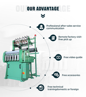 Machine à tisser textile Yishuo, petite machine à tisser traditionnelle pour tissus étroits en coton, avec moteur de 1,5 W, garantie d'un an
