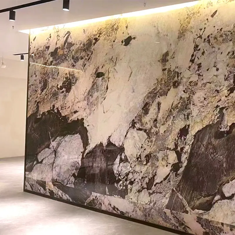 Pannello di parete in PVC con Design in marmo lucido,