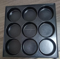 9 grilles antiadhésives Omelette Maker gaz remplissage profond Burger moule poêle à frire cuiseur à oeufs omelettes saines oeufs brouillés et frits