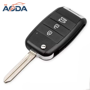 Coque de clé de voiture universelle à 3 boutons, coque de clé de véhicule, étui de protection pour clé de voiture Kia - Product Image 1