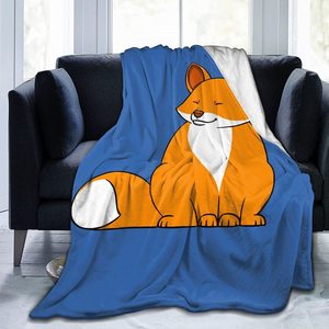 Manta acolchada de diseño de gato <span class=keywords><strong>Skimo</strong></span>, manta de franela con estampado Digital personalizado, grande, suave, de lujo - Product Image 2