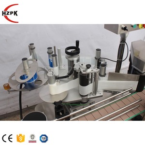 HZPK Automatic Glass PET Bottle Label Sticker Labeling Machine for <b>Plastic</b> Round Bottle - Product Image 5