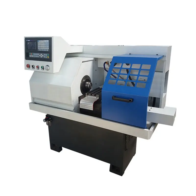 เครื่องกลึงโลหะประเทศ CNC ขนาดเล็กแนวนอนของจีน/เครื่องตัดขอบ/เครื่องซ่อมล้ออัลลอย OEM