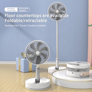 <span class=keywords><strong>ADYSS</strong></span> P1000 Mini ventilateurs debout de bureau rotatifs pliants d'été électriques USB Rechargeable télescopique Sublimation blancs voiture - Product Image 2