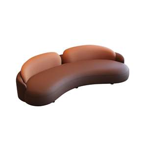 Sofá de Hotel Curvo de Diseño Moderno y Minimalista para Vestíbulo, Club VIP, Espacio Comercial, Asientos Ergonómicos Duraderos - Product Image 6