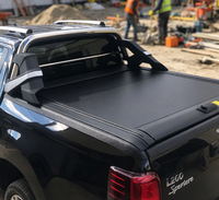 Couverture de benne de camionnette enroulable de qualité supérieure, imperméable, résistante aux déchirures, en PVC avec support de barre transversale pour Ford F150 Toyota Hilux Pickup