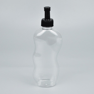Pet Transparent Glue Bottle 200Ml <b>Plastic</b> Screw Cap Round Shape <b>General</b> Packaging - Product Image 2