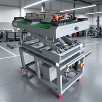 Pont élévateur à deux colonnes pour démontage et montage de batteries, capacité 1500 kg, couleur rouge, modèle SM-B15EP, garantie 12 mois