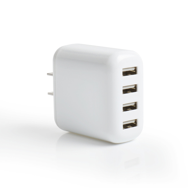 USB Wall Charger 25W 5A 4 Port Multi-Port Travel Charger Charging Station 4 Port Usb Charger for Mobile Phone LSN-2026AD02
