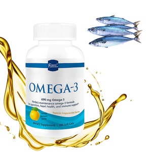 Cápsulas de Aceite de Pescado Omega 3 Personalizadas, Favorecen un Sistema Inmunitario Saludable, Suplementos de Aceite de Pescado Omega 3 - Product Image 1