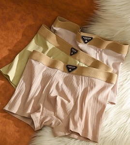 Bequeme Herren-Baumwollunterwäsche Atmungsaktive Weiche Boxershorts Mittlere Taillenhöhe Slips Kurz für Männer Großhandel - Product Image 3