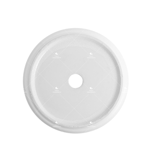 Vòng hình dạng màu trắng gốm Countertop gắn handmade rửa lưu vực phòng tắm trên truy cập gắn bồn rửa bát - Product Image 4