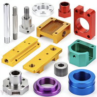 Eloksallı Alüminyum CNC İşleme Parçaları Özel CNC Torna İşleme Paslanmaz Çelik CNC Freze Bileşenleri