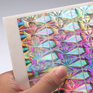 제조업체 맞춤형 3D 보이드 홀로그램 보안 라벨 비닐 스티커, 오프셋지, 판지, 크라프트지, 코팅지, 골판지용 - Product Image 3