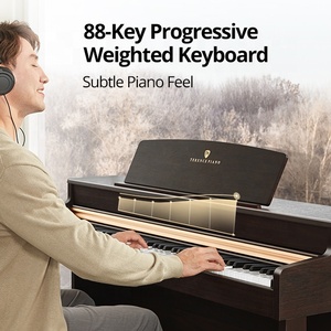 Terence E50 Beginner Upright Digital Piano Keyboard Instruments, with Stool and Design Suitable for Children and Adults - Product Image 2