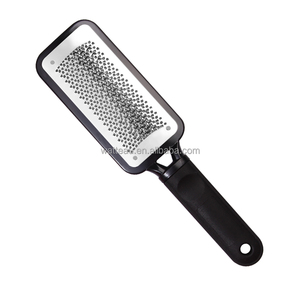 Dụng cụ làm sạch chai sạn gót chân bằng thép không gỉ chuyên nghiệp, kích thước lớn, kèm tay cầm nhựa, tặng kèm mẫu thử miễn phí - Product Image 1