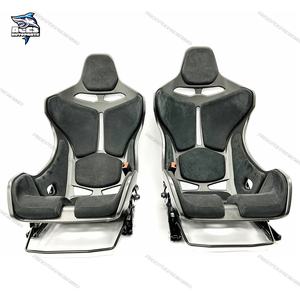 Siège intérieur en fibre de carbone sèche sur mesure pour McLaren 570S MP4-12C 650S 720S avec revêtement Alcantara, accessoires de voiture personnalisés - Product Image 6