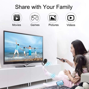 อะแดปเตอร์2025แสดงผลแบบไร้สาย WiFi 1080P HD รองรับ <span class=keywords><strong>Miracast</strong></span> AirPlay DLNA สำหรับทีวีสติ๊กแปลงวิดีโอ - Product Image 5