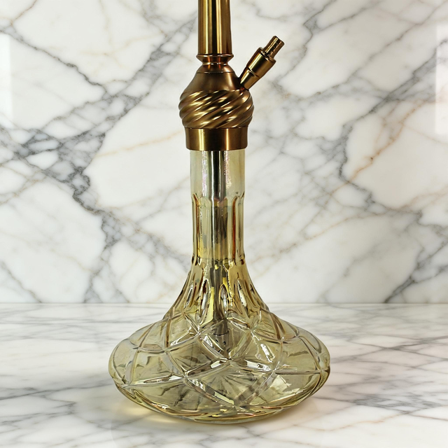 Unique Skull Design Hookah - Gradient Glass Base & Multi-Color Tube for Personalized Leisure Accessory