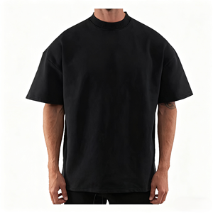 Camiseta Oversize para Hombre, 100% Algodón, 250gsm/300GSM, Hombros Caídos, Corte Cuadrado, Estilo Urbano, Personalizable - Product Image 1