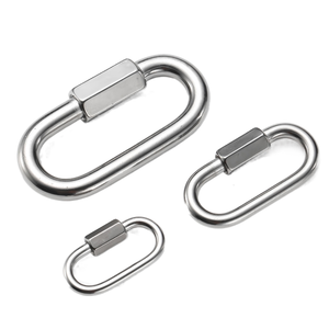 Stainless steel O ring carabiner heavy duty connector quick link Carabiner