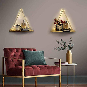 Handmade Influential Wall Hemp <strong>Rope</strong> Hanging Wooden <strong>Shelf</strong> Floating for Home Office Luxury Decor - Product Image 3