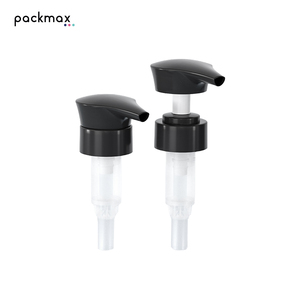 Pointed oval external lotion pump head — 28-tooth external spring pump head, shower gel & lotion pump, press pump head - Product Image 2