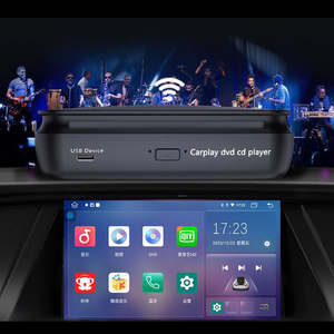 Portable <b>Car</b> <b>CD</b> DVD <b>Player</b> Wireless CarPlay Android Auto USB Media Box - Product Image 4