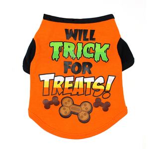 ملابس الهالوين Ghost Cute على شكل كلب مطبوع عليها رسوم متحركة قمصان قطنية مقاسات <span class=keywords><strong>XS</strong></span>-XL ملابس واكسسوارات الربيع والصيف من البوليستر - Product Image 3