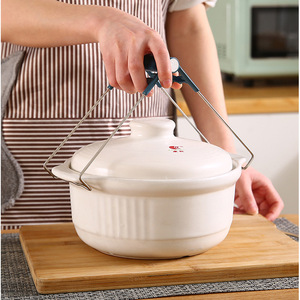 Anti Scalding Dish Tongs Stainless Steel Pot Clip For Kitchen Bowl And Plate Handling - Product Image 1