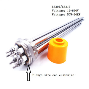 Élément chauffant <span class=keywords><strong>tubulaire</strong></span> à immersion pour <span class=keywords><strong>piscine</strong></span> en acier inoxydable à prix avantageux, 110V 220V 240V, chauffe l'eau rapidement, facile à utiliser - Product Image 5