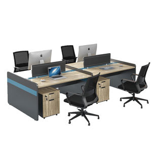 Meja Kantor Modular Portabel untuk Call Center, Workstation Pribadi <span class=keywords><strong>2</strong></span> Orang, Meja Komputer untuk Staf Kantor, Promo Panas - Product Image 1