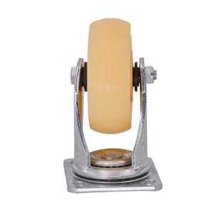 Ruedas Giratorias de Nylon Resistentes <span class=keywords><strong>al</strong></span> Desgaste de 3, 4 y 5 Pulgadas, Ruedas de Servicio Mediano con Recubrimiento de Zinc para Muebles - Product Image 4