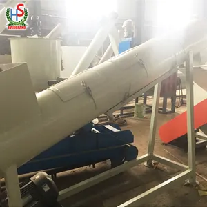 Agriculture film recovering line shredder film recycling plant