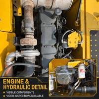 Excavatrice sur chenilles Komatsu PC200-8 d'occasion 20 tonnes 2023 avec moteur Cummins, pompe hydraulique, godet 0,8-1,0 m et vidéo d'inspection