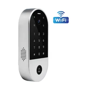 Doorbell Tuya WIFI Video Intercom Entry Door Lock Monitor Access Control Remotely Unlock Touch Keypad