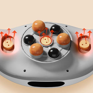 <span class=keywords><strong>B2B</strong></span> vente en gros Bian Stone masseur abdominal avec chauffage électrique Moxa thérapie et Modes à 2 vitesses pour application corporelle - Product Image 3