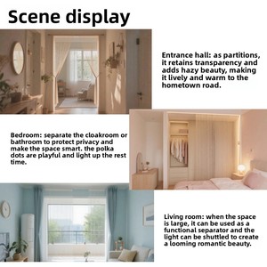 Nappa in poliestere porta finestra lunga stringa <span class=keywords><strong>tende</strong></span> tessuti bianco decorazioni di nozze divisore <span class=keywords><strong>per</strong></span> <span class=keywords><strong>cucina</strong></span> e soggiorno - Product Image 4