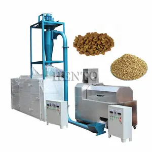 HENTO Factory Fish Feed Extruder Production Line / Animal Feed Making Machine / Fish Feed Pellet Machine