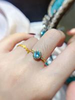Bague de luxe en argent 925 plaqué rhodium avec apatite naturelle taille ovale, directement de l'usine, pour marques de bijoux fins, idéale comme cadeau