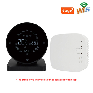 <span class=keywords><strong>Thermostat</strong></span> intelligent sans fil WiFi RF433, commande vocale par application, pour chauffage au sol par eau, <span class=keywords><strong>chaudière</strong></span> à <span class=keywords><strong>gaz</strong></span> avec récepteur - Product Image 6